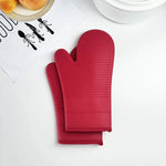 Oven Mitts Silicone Non-Slip Grip Heat-Resistant To 482°F