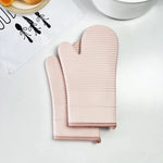 Oven Mitts Silicone Non-Slip Grip Heat-Resistant To 482°F