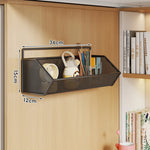 Over Cabinet Storage Basket Ventilated Metal Mesh Drill-Free Hang-On Organizer