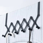 Over Door Hook Rack Stainless Steel Space-Saving 4–6 Hooks