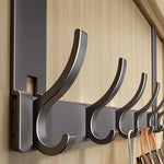Over-The-Door Hook Aluminum No-Drill 6 or 7 Hooks
