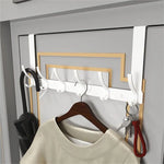 Over-the-Door Coat Rack No-Drill Space-Saving Storage