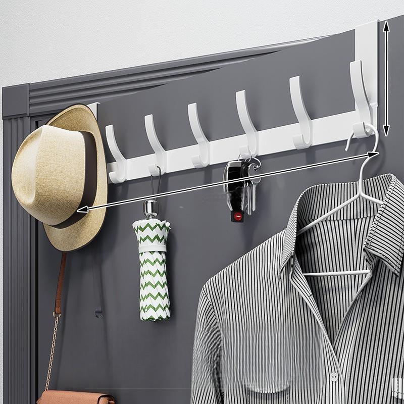 Over-the-Door Coat Rack No-Drill Space-Saving Storage
