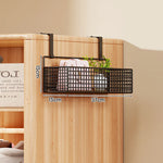 Over-the-Door Storage Organizer Metal Mesh Four-Tier Tool-Free Hanging