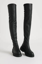 Over-the-Knee Boots Padded Insole Chunky Lug Sole
