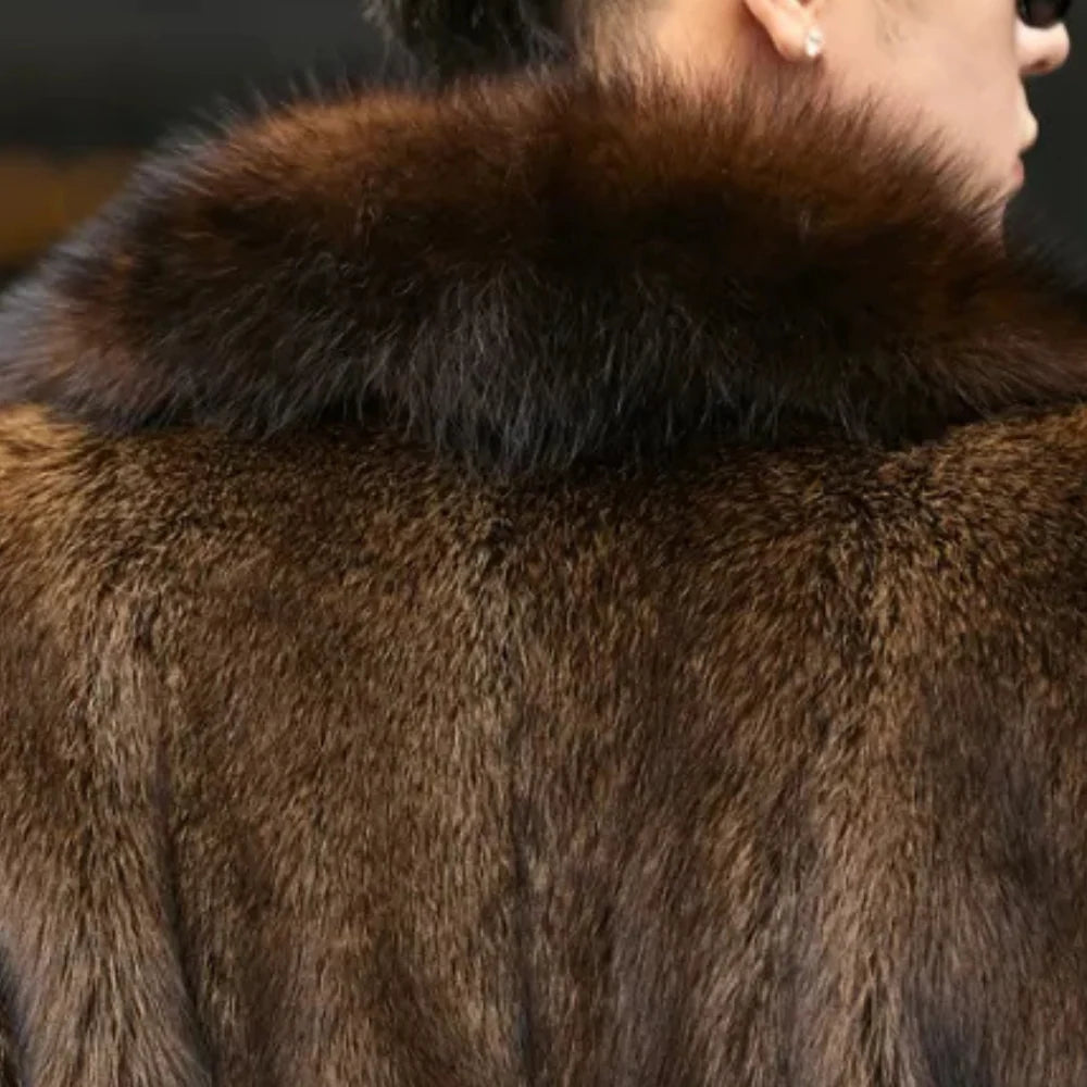 Overcoat Warm Winter Button Closure Spacious Pockets