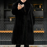 Overcoat Warm Winter Button Closure Spacious Pockets