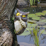Owl Garden Ornament Resin Hanging Outdoor Decor