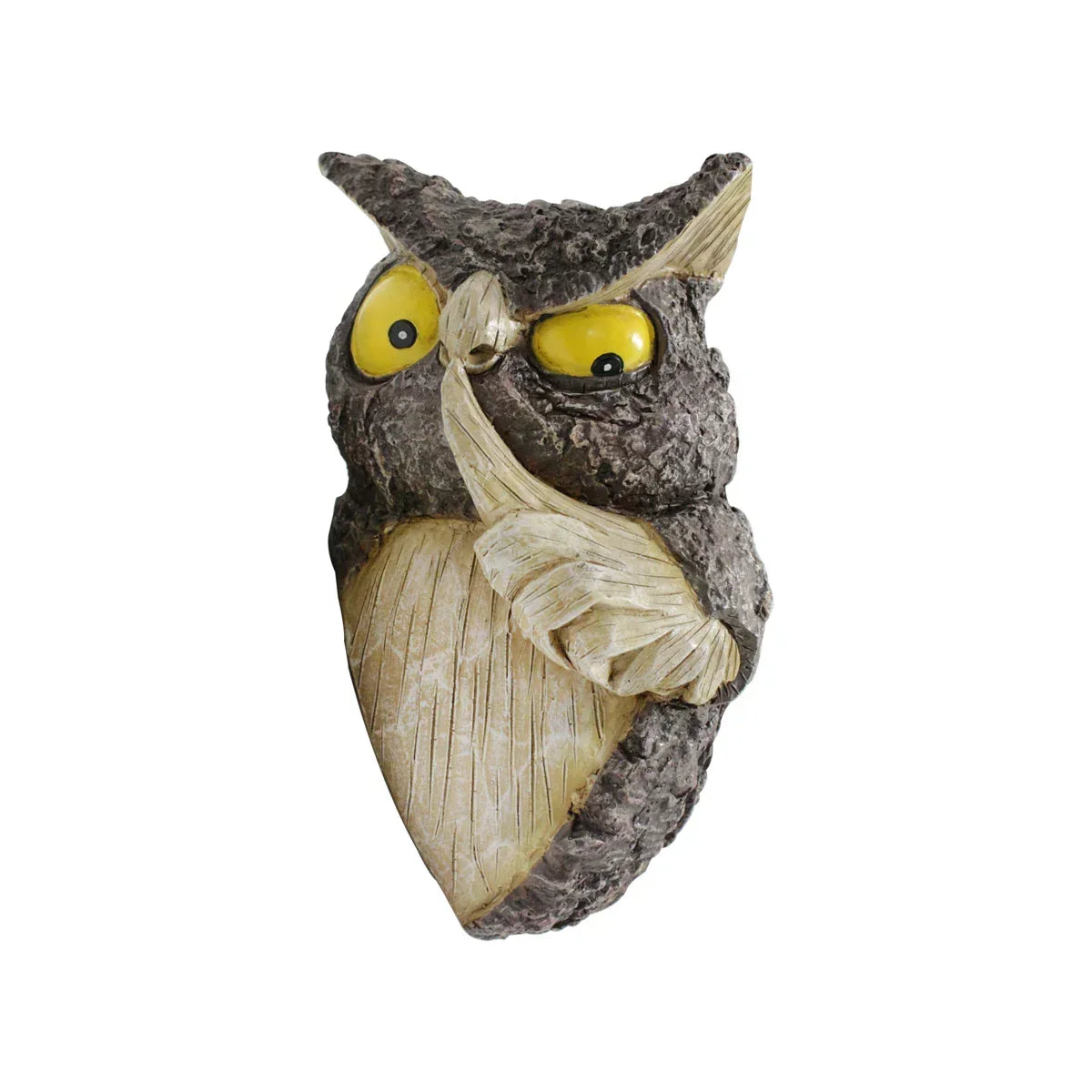 Owl Garden Ornament Resin Hanging Outdoor Decor