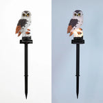 Owl Garden Stake Light Solar-Powered Dusk-to-Dawn LED