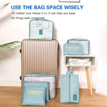 Packing Cube Set Waterproof Compression Set of 7