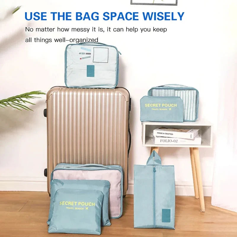 Packing Cube Set Waterproof Compression Set of 7