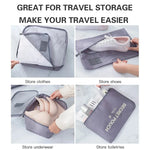 Packing Cube Set Waterproof Compression Set of 7