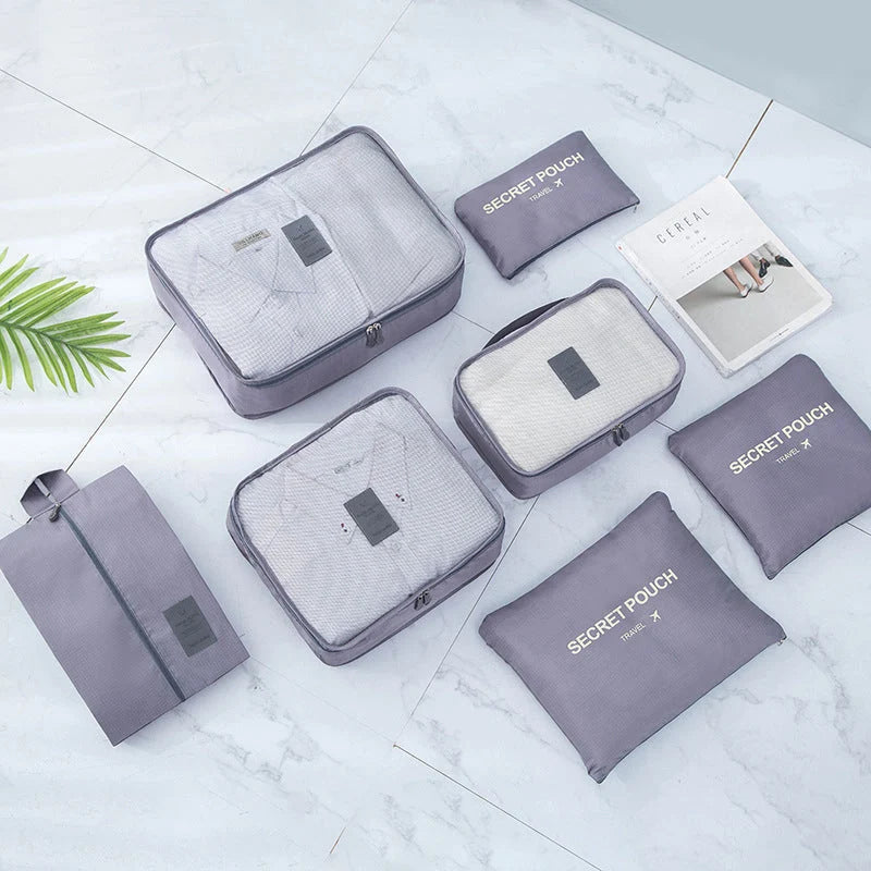 Packing Cube Set Waterproof Compression Set of 7