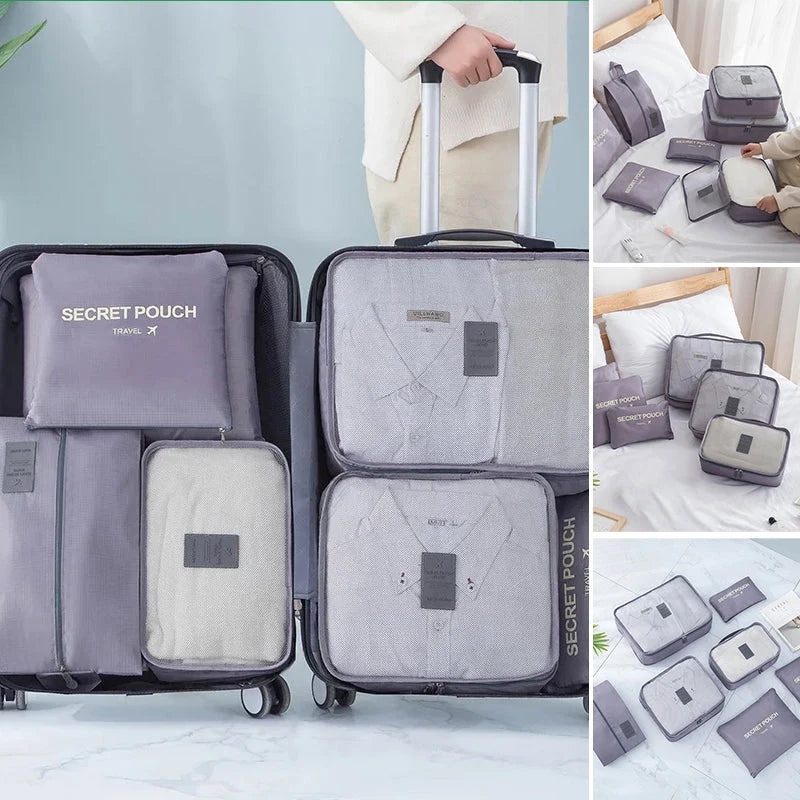 Packing Cube Set Waterproof Compression Set of 7