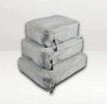 Packing Cubes Zippered Compression Waterproof Set of 3