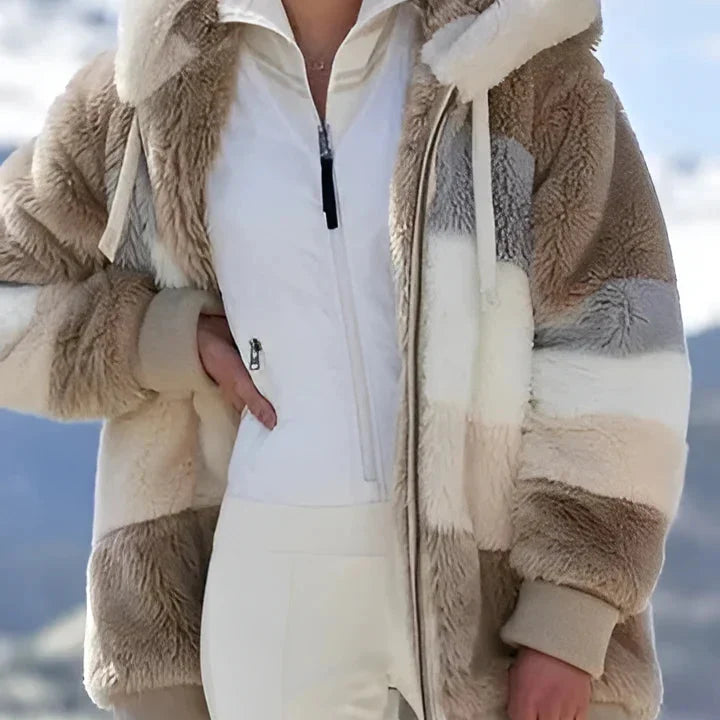 Padded Coat Lamb Wool Padding Double-Layer Faux Fur Lining