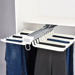 Pants Organizer Slide-Out Rails Holds 22 Pairs