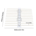 Pants Organizer Slide-Out Rails Holds 22 Pairs