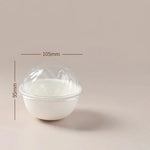 Paper Food Containers Biodegradable Food-Safe Set of 50
