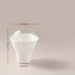 Paper Food Containers Biodegradable Food-Safe Set of 50