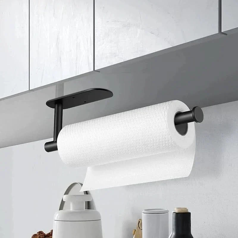 Paper Towel Holder SUS304 Stainless Steel Adhesive or Screw Mounting