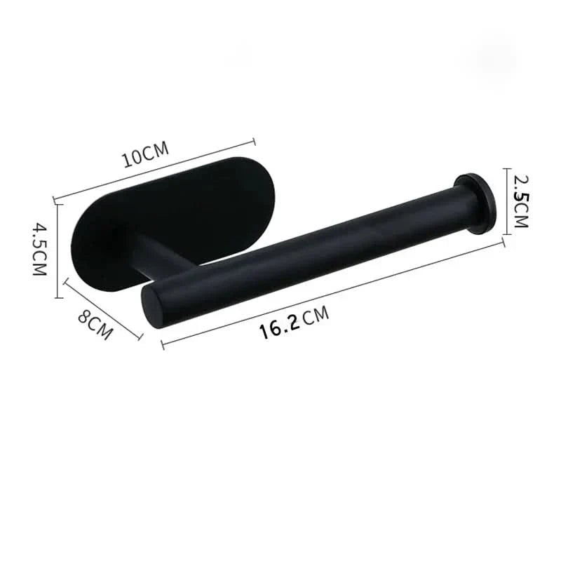 Paper Towel Holder SUS304 Stainless Steel Adhesive or Screw Mounting