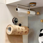 Paper Towel Holder Stainless Steel Drill-Free Suction Mount Repositionable