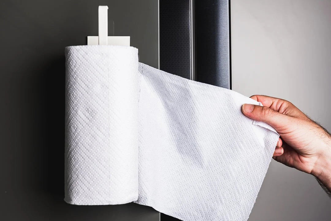 Paper Towel Holder Wall-Mounted Iron Space-Saving