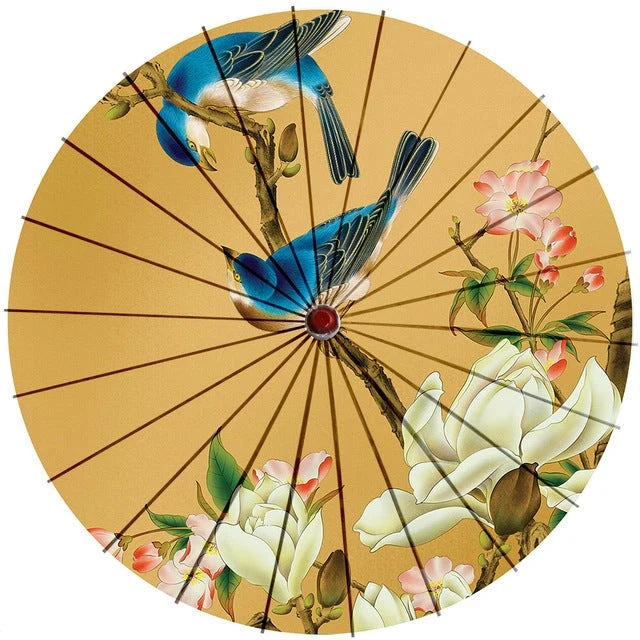Parasol Cotton Paper & Bamboo Japanese Design