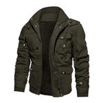 Parka Jacket Teddy Fleece Lined Wind-Resistant Hooded