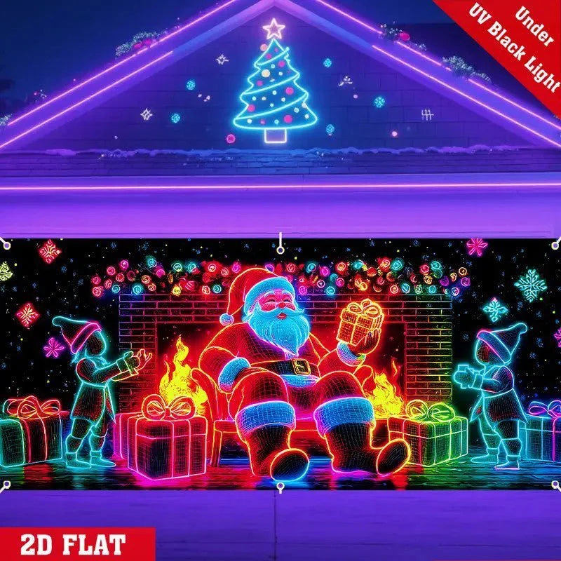 Party Backdrop UV-Fluorescent Blacklight Tear-Resistant Fabric