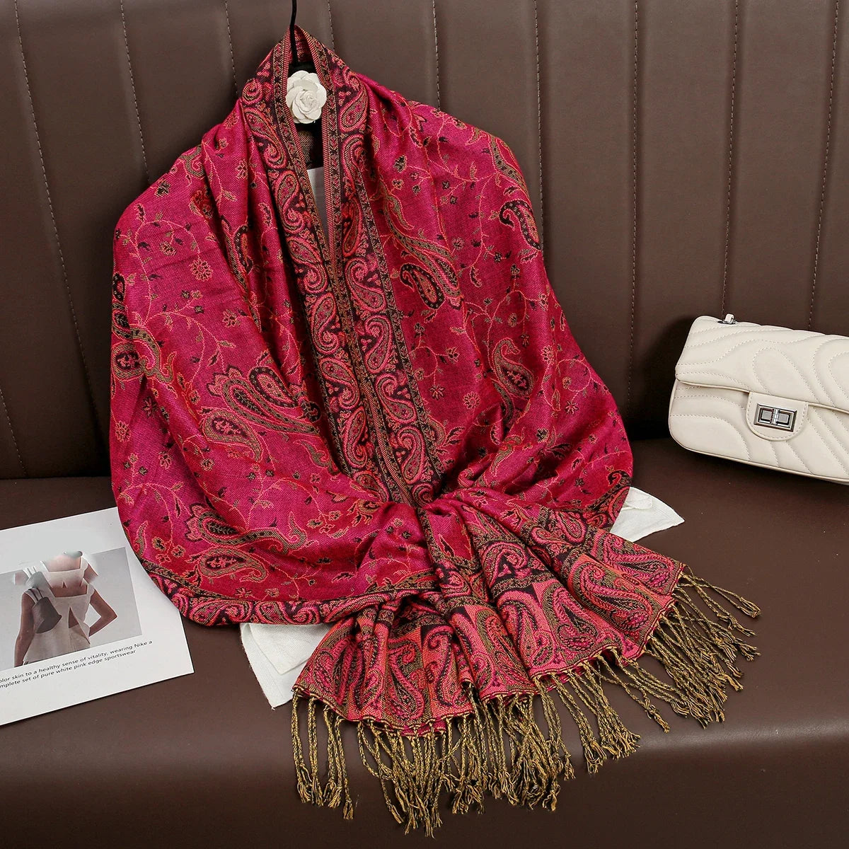 Pashmina Wrap Soft Cashmere-Like Feel Four-Season