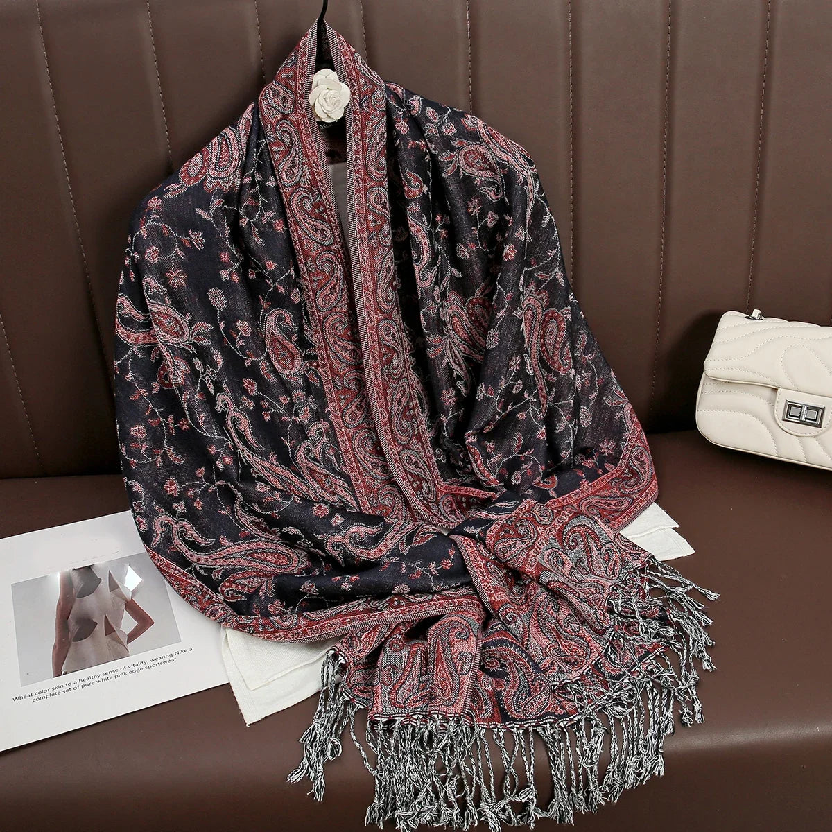 Pashmina Wrap Soft Cashmere-Like Feel Four-Season