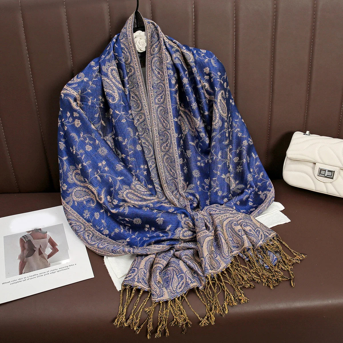 Pashmina Wrap Soft Cashmere-Like Feel Four-Season