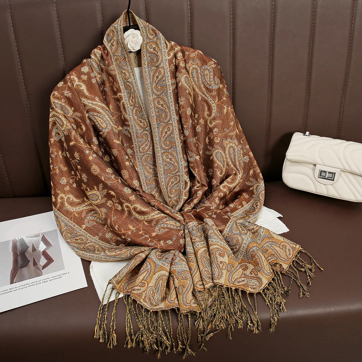Pashmina Wrap Soft Cashmere-Like Feel Four-Season