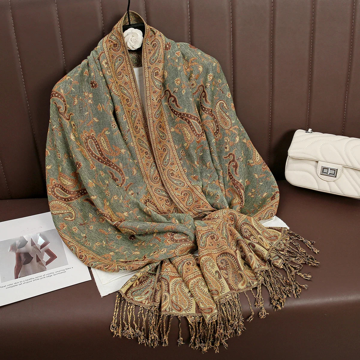 Pashmina Wrap Soft Cashmere-Like Feel Four-Season