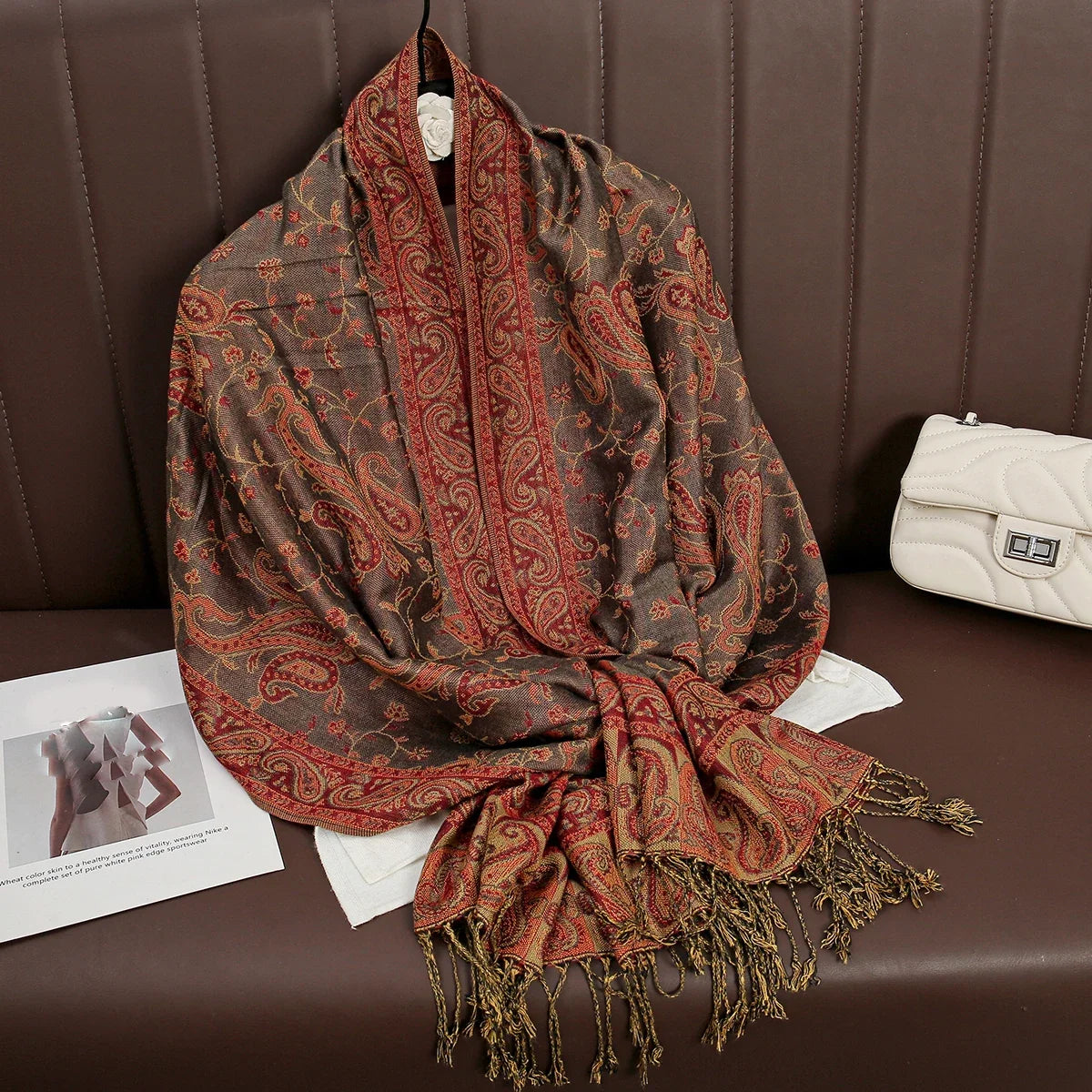 Pashmina Wrap Soft Cashmere-Like Feel Four-Season