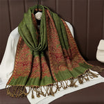 Pashmina Wrap Soft Cashmere-Like Feel Four-Season