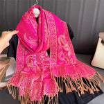 Pashmina Wrap Soft Cashmere-Like Feel Four-Season