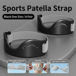 Patella Support Brace Silicone Shock-Absorbing Dual-Buckle