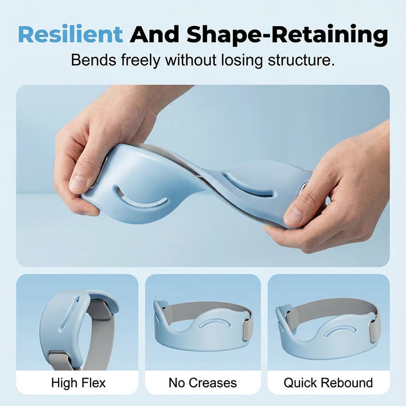 Patella Support Brace Silicone Shock-Absorbing Dual-Buckle