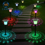 Pathway Stake Light Solar-Powered Color-Changing Dusk-to-Dawn