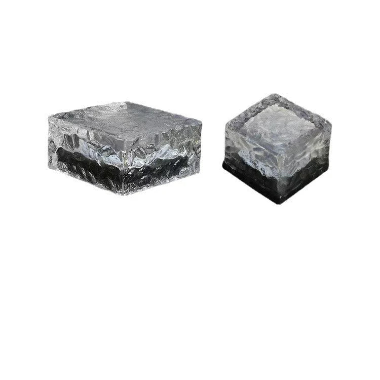 Paver Light Solar-Powered Tempered Glass Weatherproof