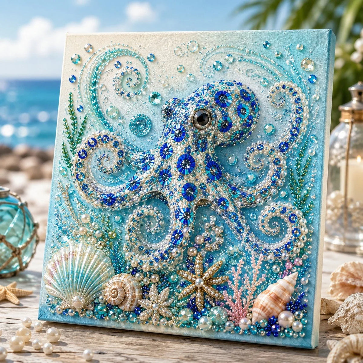 Pearl Painting Kit 3D Ocean Animal Bead Art