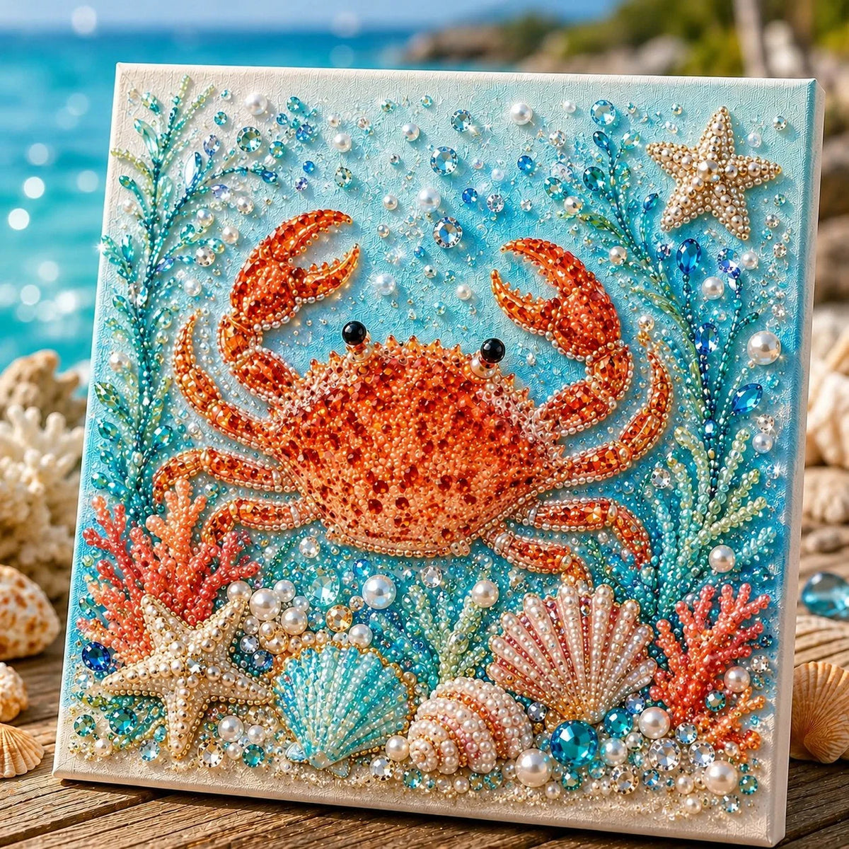 Pearl Painting Kit 3D Ocean Animal Bead Art