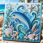 Pearl Painting Kit 3D Ocean Animal Bead Art