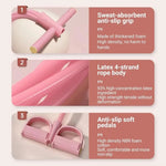 Pedal Resistance Band Four-Tube Non-Slip Foam Handles
