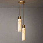 Pendant Light Alabaster Dimmable LED Adjustable Height