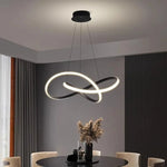 Pendant Light Clover Design Dimmable Integrated LED With Remote Control